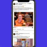 iPhone-Mockup mit Facebook-Profil der Bäckerei Coors aus Osnabrück